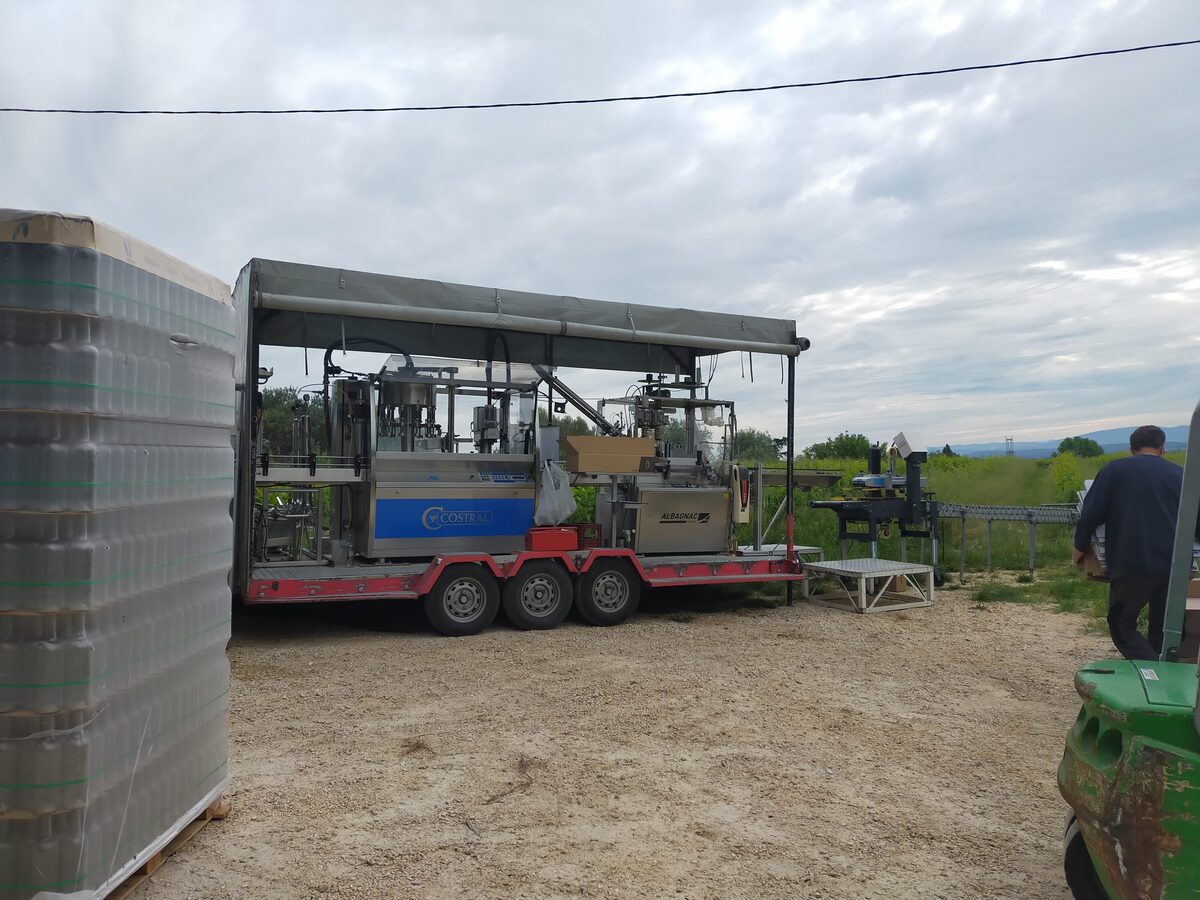 Mise en bouteille au domaine